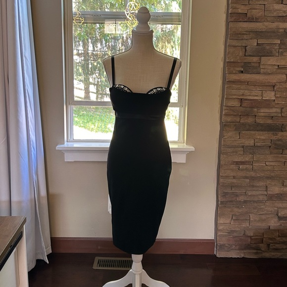 Victoria's Secret Dresses & Skirts - Victoria’s Secret GORGEOUS Rhinestone Studded Bombshell Dress In Black-Sz. 34B💣